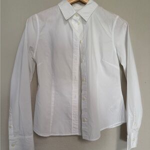 Wilfred Classic White Button-Up Shirt size S
